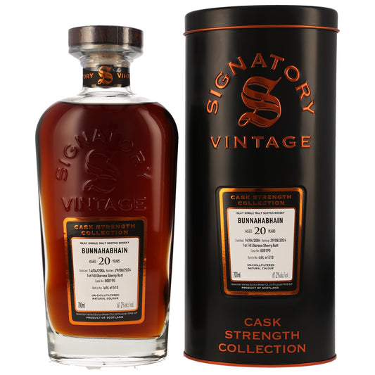Bunnahabhain 20 Jahre 2004/2024 - Signatory Vintage #800190