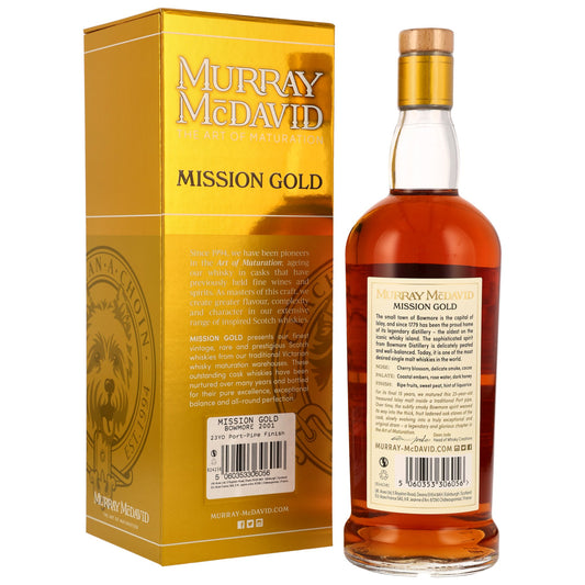 Bowmore 23 Jahre 2001/2024 - Murray McDavid - Mission Gold