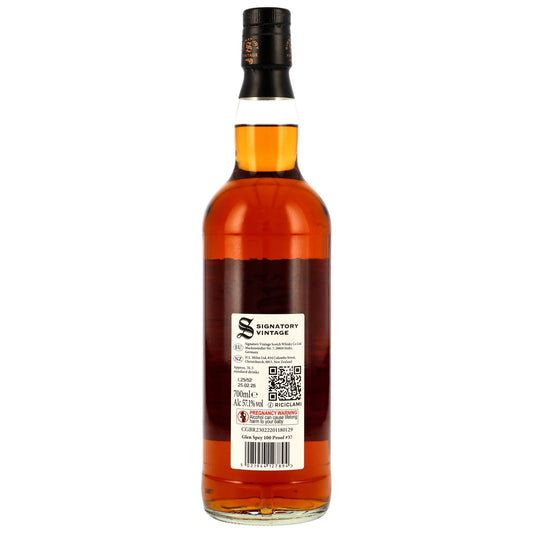 Glen Spey 9 Jahre 2015/2025 - Signatory Vintage - 100 Proof #37