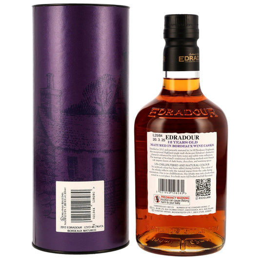 Edradour 12 Jahre 2012/2025 - Small Batch - Bordeaux Wine Casks