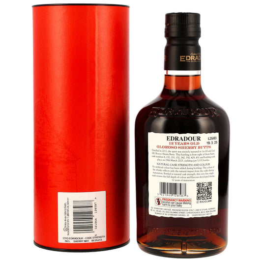 Edradour 12 Jahre - Oloroso Sherry Butts - Batch 6