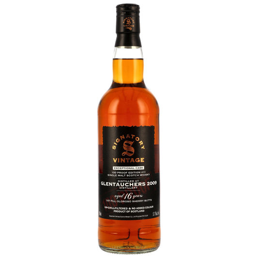 Glentauchers 16 Jahre - Signatory Vintage - 100 Proof - Exceptional Cask #11