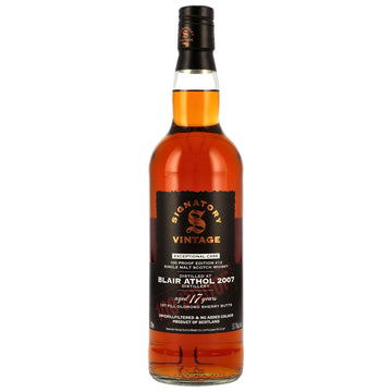 Blair Athol 17 Jahre - Signatory Vintage - 100 Proof - Exceptional Cask #12