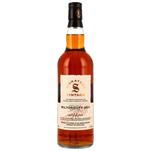 Miltonduff 14 Jahre 2011/2025 - Signatory Vintage - 100 Proof #54