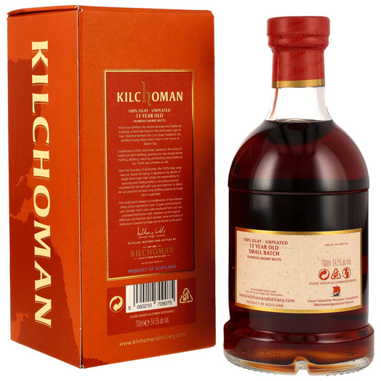 Kilchoman 13 Jahre 2012/2025 - Unpeated Small Batch