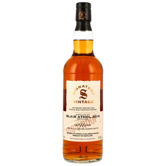 Blair Athol 11 Jahre 2014/2025 - Signatory Vintage - 100 Proof #64