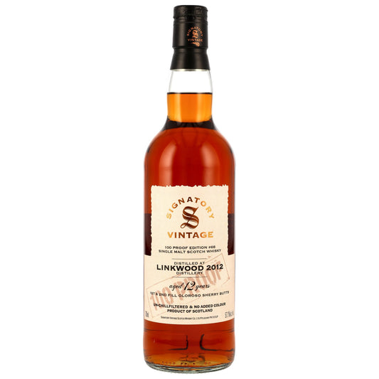 Linkwood 12 Jahre 2012/2025 - Signatory Vintage - 100 Proof #68