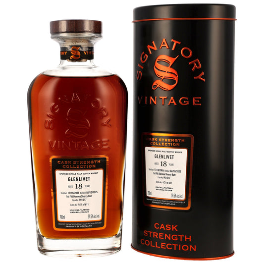 Glenlivet 18 Jahre 2006/2025 - Signatory Vintage #901017