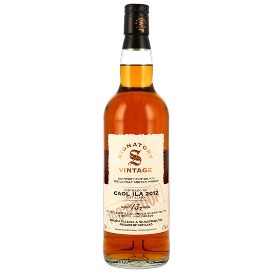 Caol Ila 13 Jahre 2012/2026 - Signatory Vintage - 100 Proof #70
