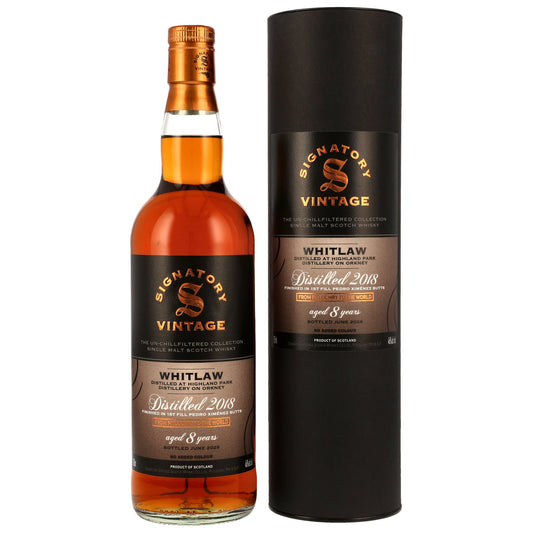 Whitlaw 8 Jahre 2018/2026 - Signatory Vintage