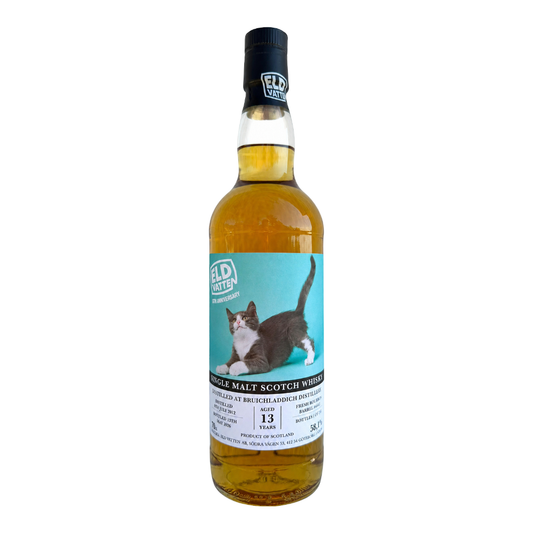 Bruichladdich 13 Jahre 2012/2026 - Eldvatten - 5th Anniversary Cat Label #2342