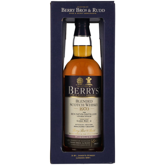 Ben Nevis 43 Jahre 1970/2014 - Berry Bros & Rudd - Single Cask #2