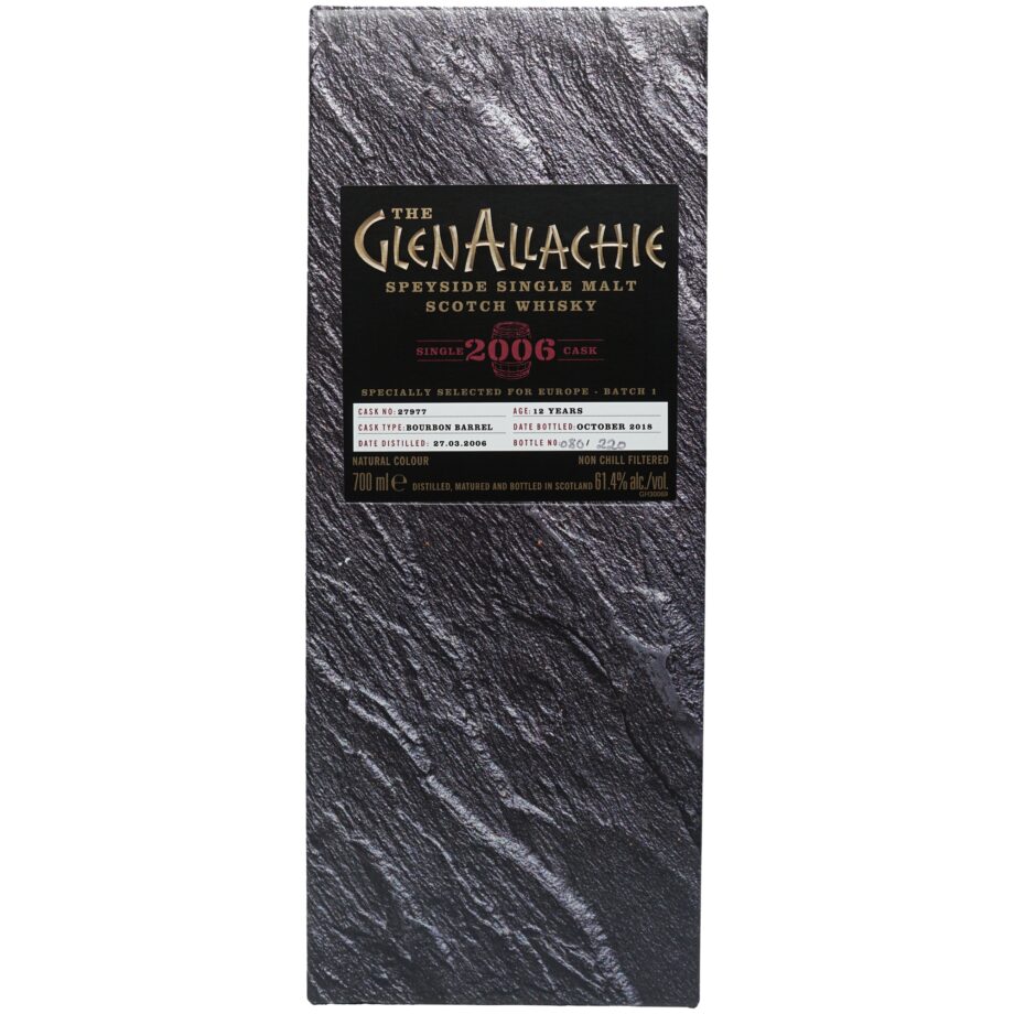 Glenallachie 2006 Single Cask for Europe – Batch 1