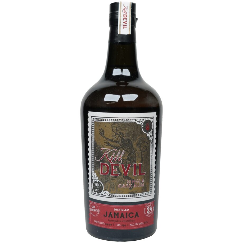 Kill Devil Hampden 24 Jahre 1992/2016 Single Cask Rum – 234 Flaschen
