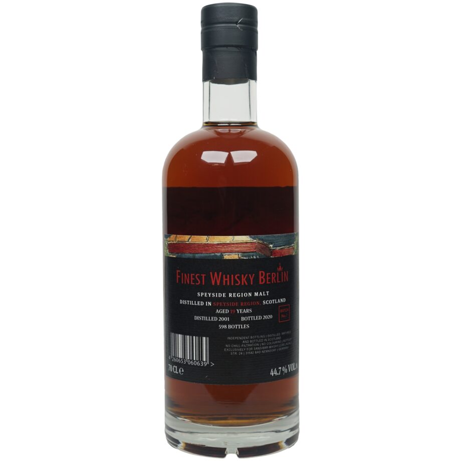 Speyside Region 19 Jahre – Sansibar –  Finest Whisky Berlin – Sherry Butt