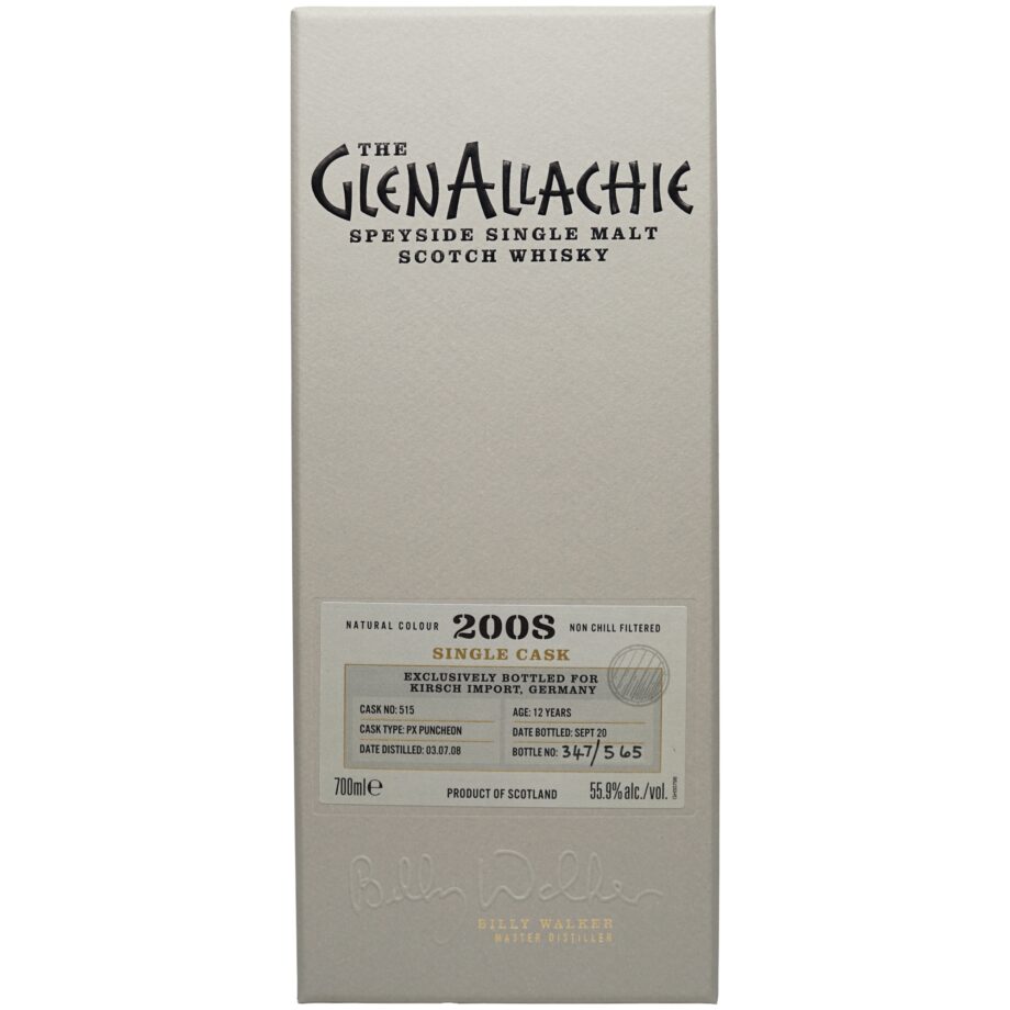 Glenallachie 12 Jahre 2008/2020 – Single Cask #515