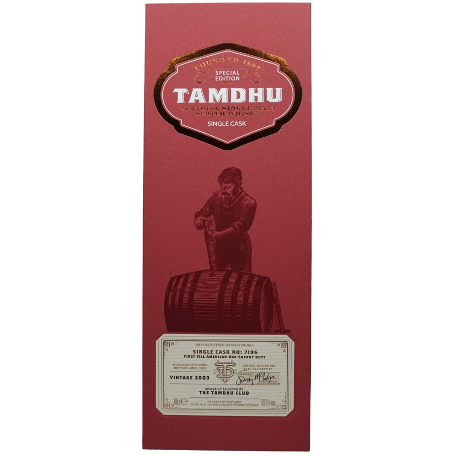 Tamdhu 17 Jahre 2003/2021 – The Tamdhu Club