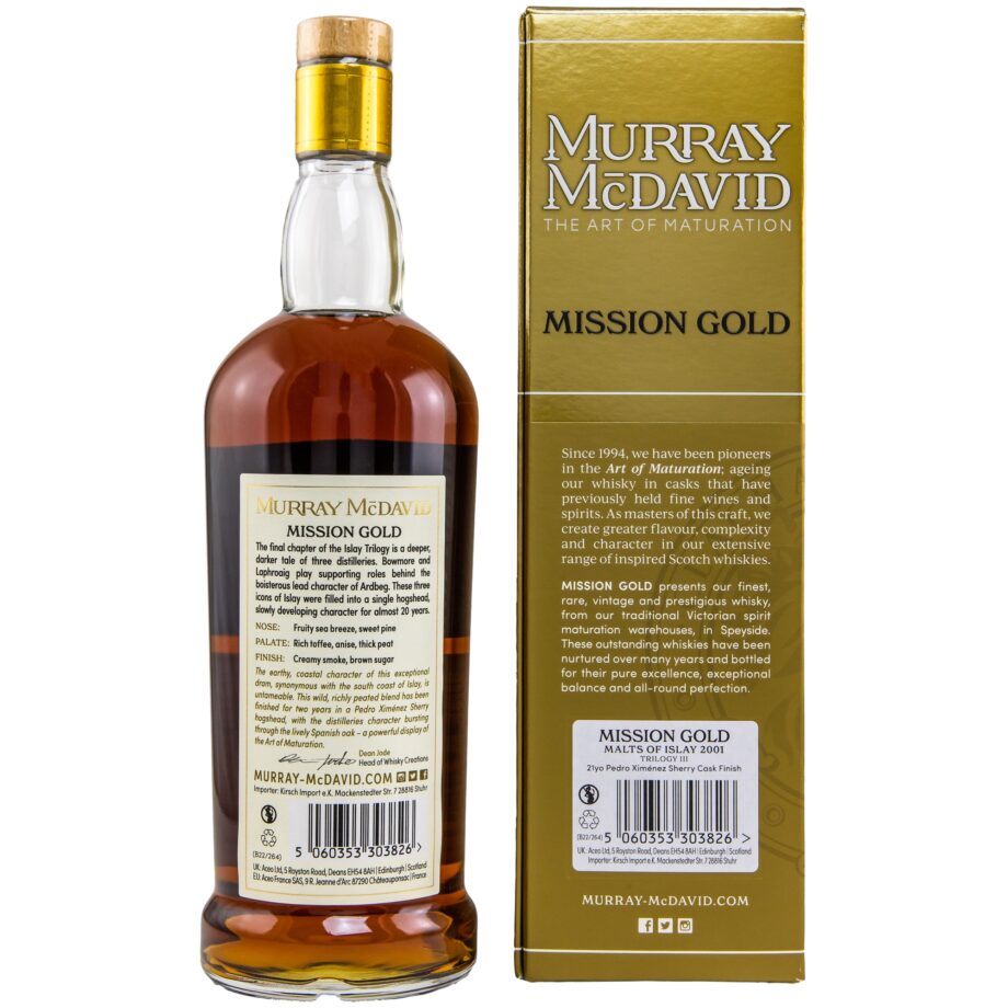 Islay Blended Malt Scotch Whisky 21 Jahre 2001/2022 – Murray McDavid